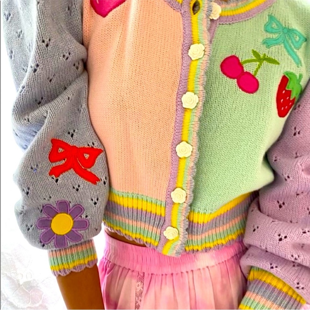LOVESHACKFANCY SWEATER CARDIGAN